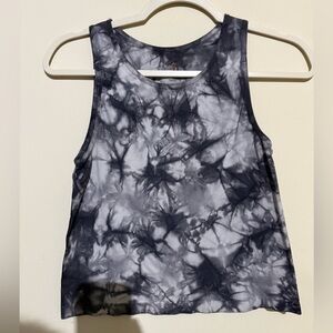 Tangerine Monochrome Tie-Dye Crop Top